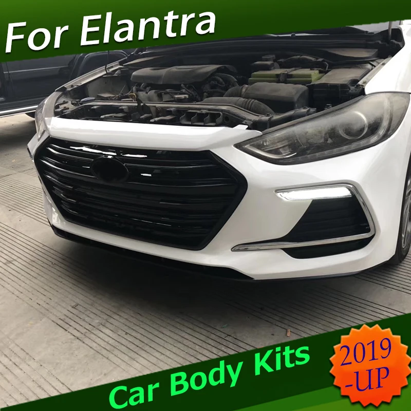 Комплект обшивки бампера для Hyundai Elantra 2019 комплект переднего решетки радиатора