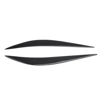 

2pcs/set Headlight Eye Lid Cover Eyebrow Front Left Glossy UV Coating Useful