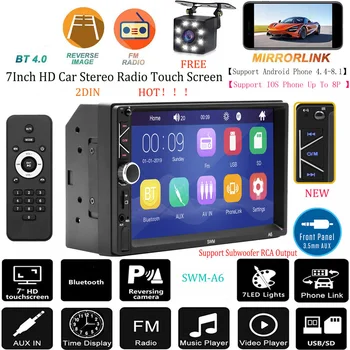 

Replacement for Android 2DIN 7 Inch HD Car Stereo Radio FM/USB BT MP5 Player Phone Link +Support Subwoofer+Free Camera