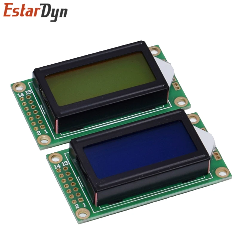 0802 LCD 8x2 Character LCD Display Module 5V LCM Blue Backlight For Arduino