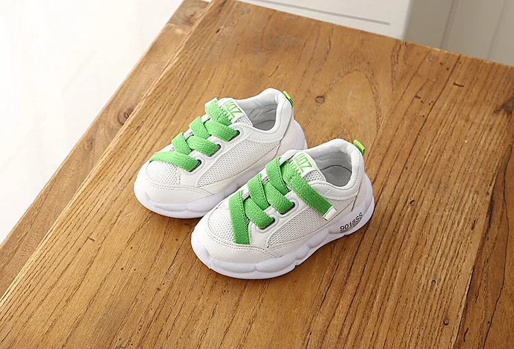 Демисезонный детская обувь для мальчиков и девочек; спортивная обувь; обувь с подошвой из брендовые Повседневное дышащая уличная спортивная обувь для бега для мальчиков