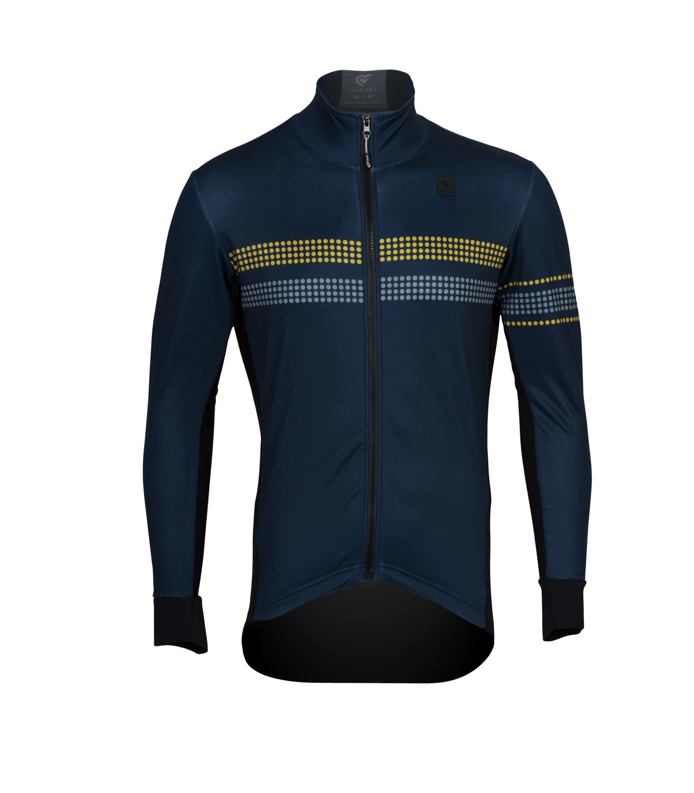 Высокое качество зимняя ветрозащитная термо флисовая велосипедная куртка велосипедная верхняя одежда для шоссейного велосипеда для 0-10 градусов езды - Цвет: navy