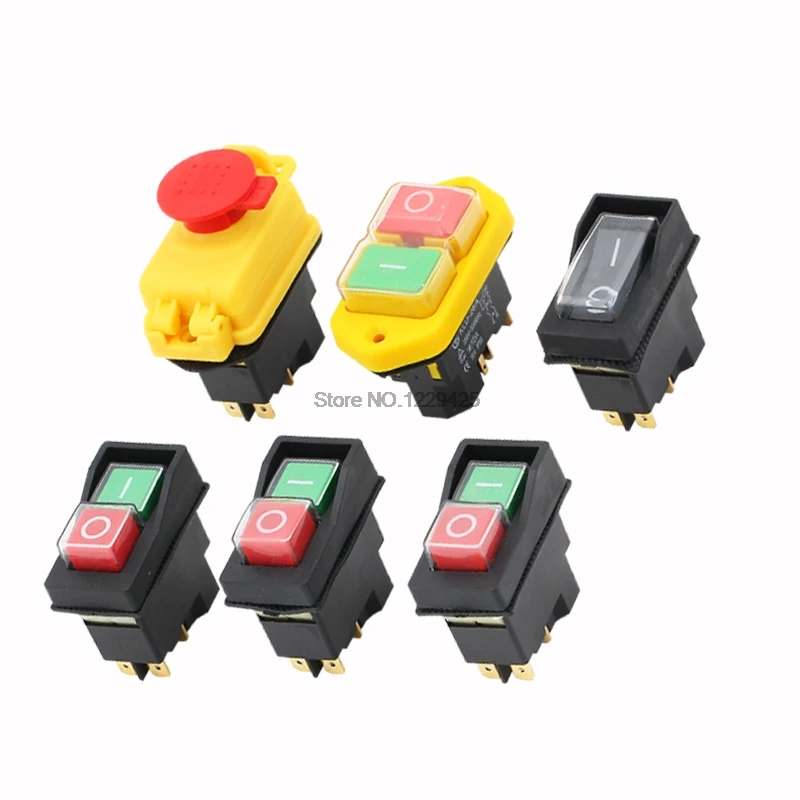 Waterproof Magnetic Push Button Switch Kld 28a Kjd12 12a 220v Kld-28 ...