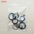 10Pcs Mini Transparent Plastic Small Box Hook Jewelry Earplug Storage Box DIY Cross Stitch Sewing Supplies Storage Box Container electrician tool bag