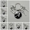 2022 Charm Initial A-Z Alloy Sewing Scissors Scissors Keychain Gift Lady Girl Bag Jewelry Keychain Charm Keychain Jewelry ► Photo 1/6