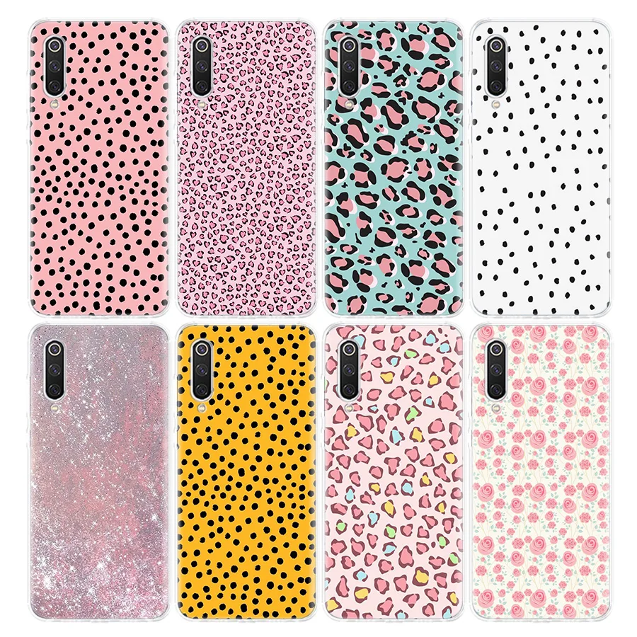 

Creative Design Polka Dot cute Phone Case For Xiaomi Redmi Note 9s 8T 8 7 6 6A 8A 5 Pro Mi 9 8 CC9 10 K30 K20 F1 5X 6X Cover Co