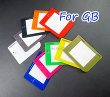 1 pc/lote de alta qualidade colorido protetor plástico lente da tela para gameboy gb dmg tela protetora reparação lente parte