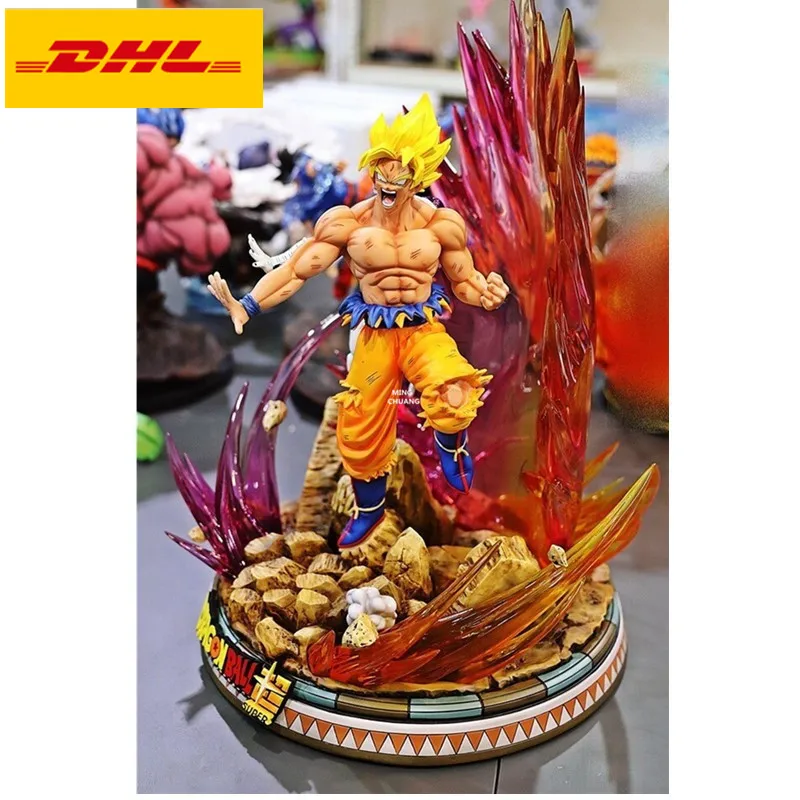 16 &quotDragon Ball Z статуя Frieza бюст Saiyan Сон Гоку полноразмерный портрет со светодиодный