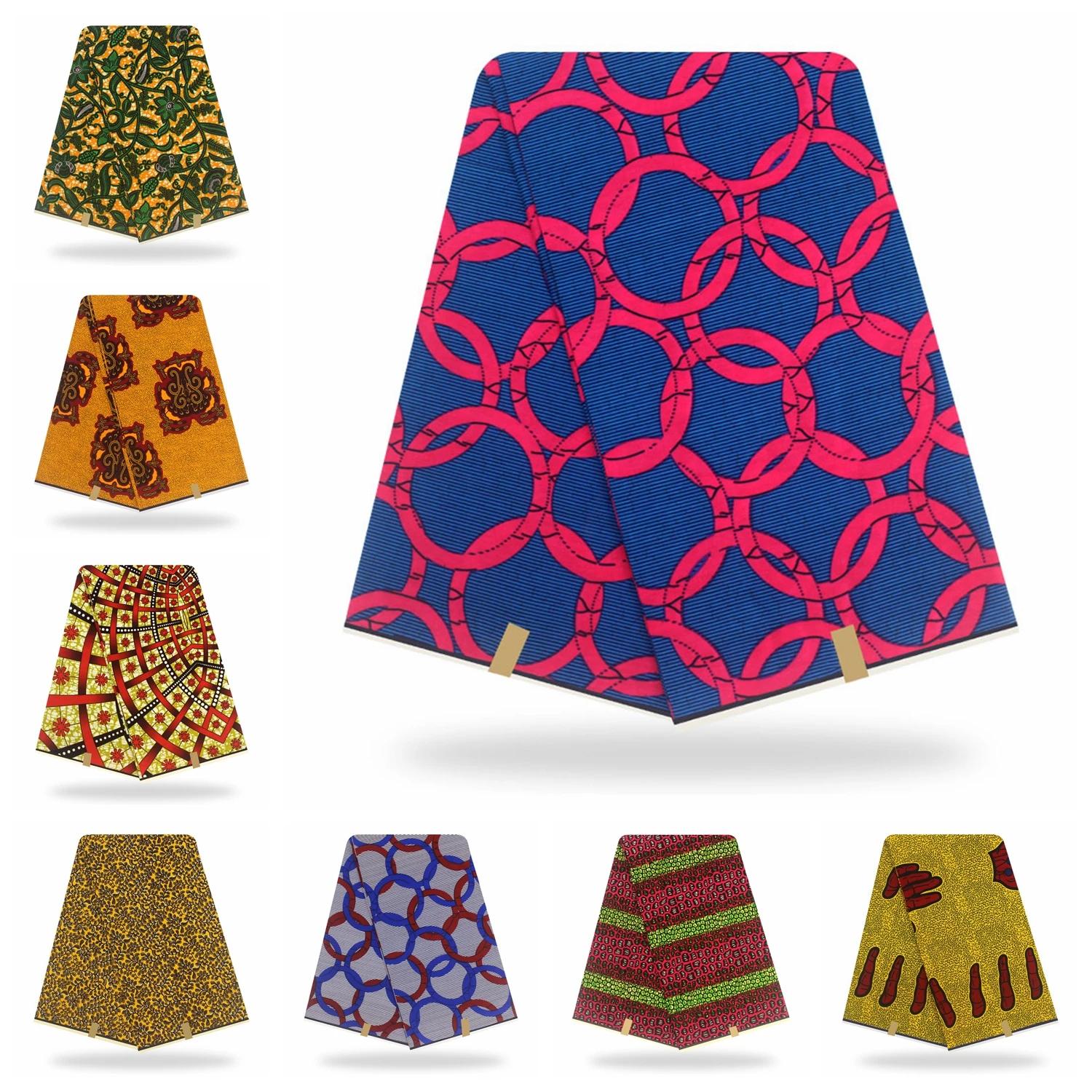 Новые гарантированные настоящие голландские восковые принты в оригинальном воске хлопок настоящий воск Настоящая Африканская Анкара ткань Aso Ebi