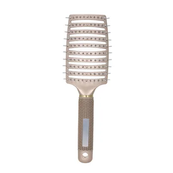 

Fashion Curved Vent Brush for Blow Drying Styling Detangling Hair Brush Wave Row Brush for Short Thick Tangles Curly Hair