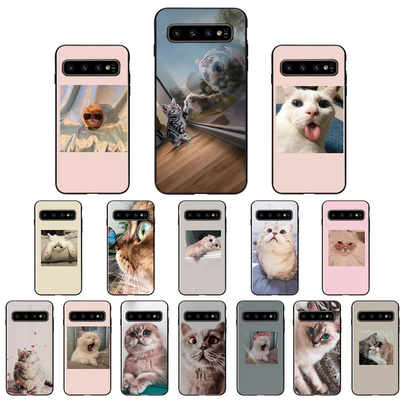 NBDRUICAI очень милая кошка высокого качества силиконовый чехол для телефона Samsung S9