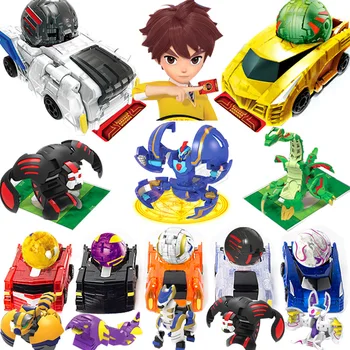 

Hot Dino Mecars Mecarnimals Transformartion Ball Animal Unicorn Robot Deformation Car Card Bakuball Battle Toys Boy Gifts