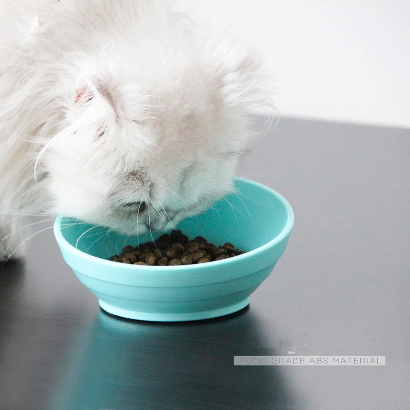 Наклонная миска для кошки противоскользящая кошка собака кормушки миски для корма ABS пластик Материал Хит легко есть миски для домашних животных принадлежности для домашних животных