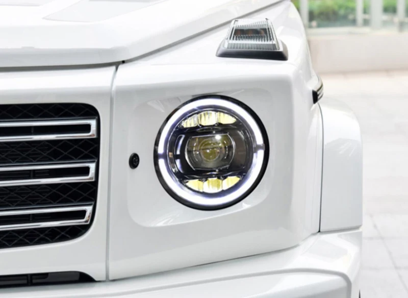 Car Styling for Benz Class G W463 G350 G500 G55 headlights 2007~ led headlight led drl H7 hid Bi-Xenon Lens low beam
