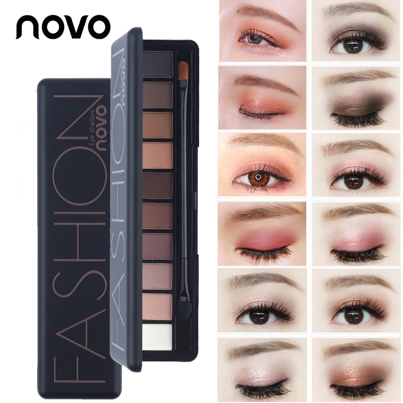 

Wodwod Makeup Brand Earth Color Eyeshadow Palette Glitter Eye Palette Maquiagem Matte Pigment Eye Shadow