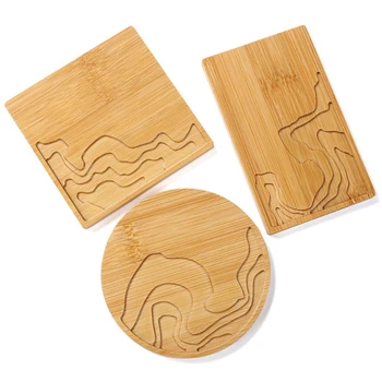 

Bamboo Coaster Mould,Epoxy Resin Mould, Suitable for Coaster,Square/Round Style,Coaster Making