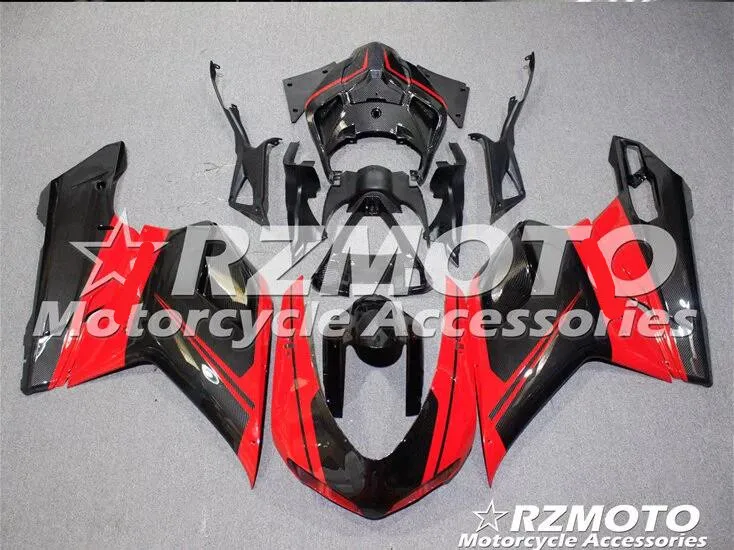 Новый комплект обтекателей для мотоцикла из АБС пластика Ducati 848 1098 1198 2007 магазин водной печати с узором