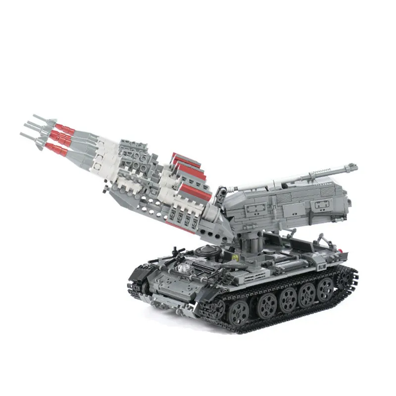 

2019 World War 2 WW2 Soldiers Armored Vehicle Tank Missile Vehicle Military SWAT Army Building Blocks Bricks Toys Juguetes