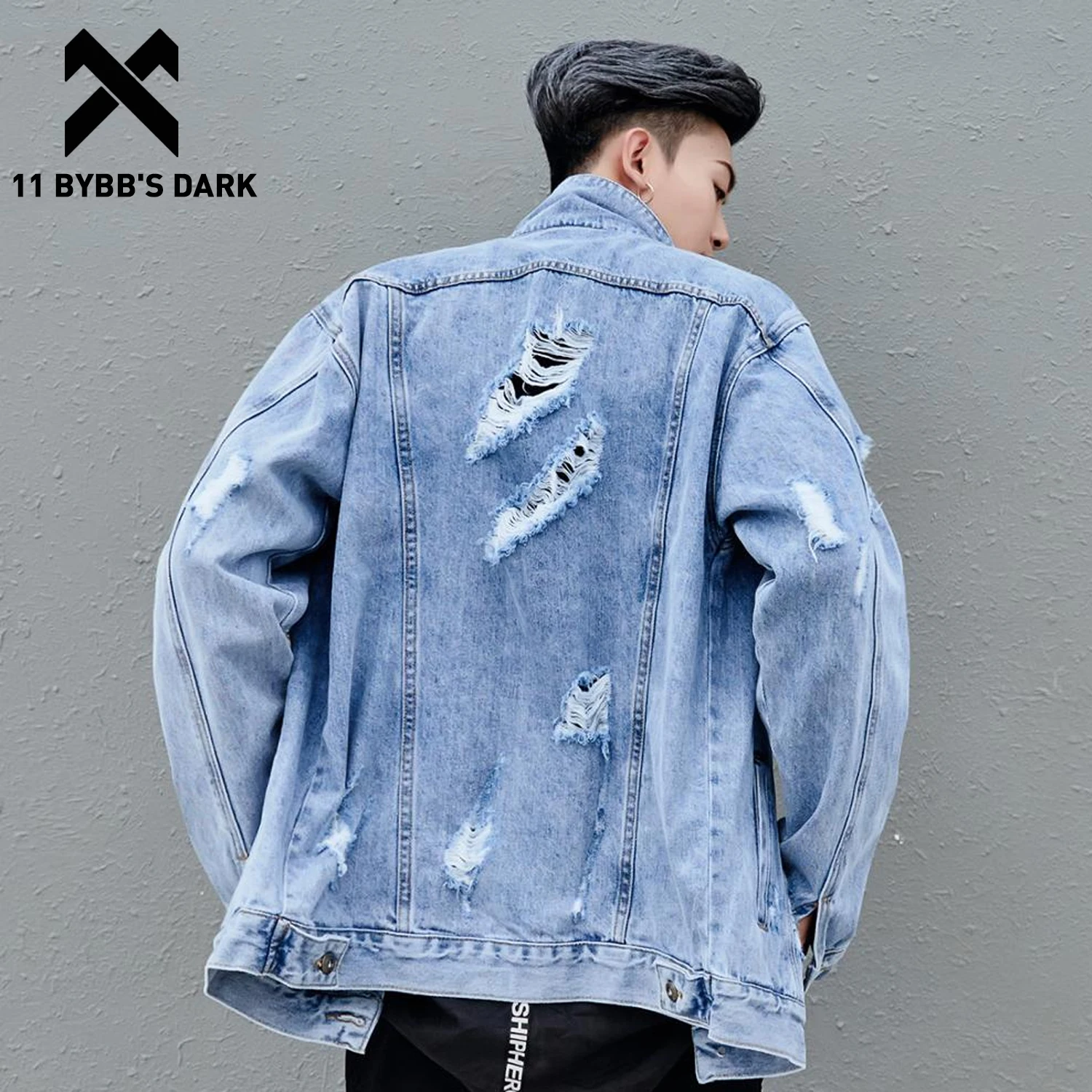11 BYBB'S DARK мужские джинсовые куртки Harajuku 2020 в стиле хип-хоп винтажное пальто с