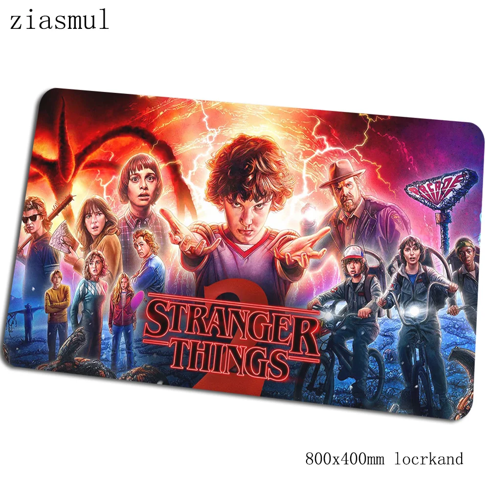 Странные вещи коврик для мыши 80x40 см HD Печать компьютерная мышь игровой мат геймпад пк большой игровой коврик для мыши офисный коврик для мыши - Цвет: Size 800x400x2mm