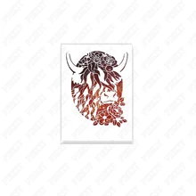 

Cattle Figure Metal Cutting Dies Scrapbook Diary Decoration Stencil Embossing Template DIY Greeting Card Handmade 2021