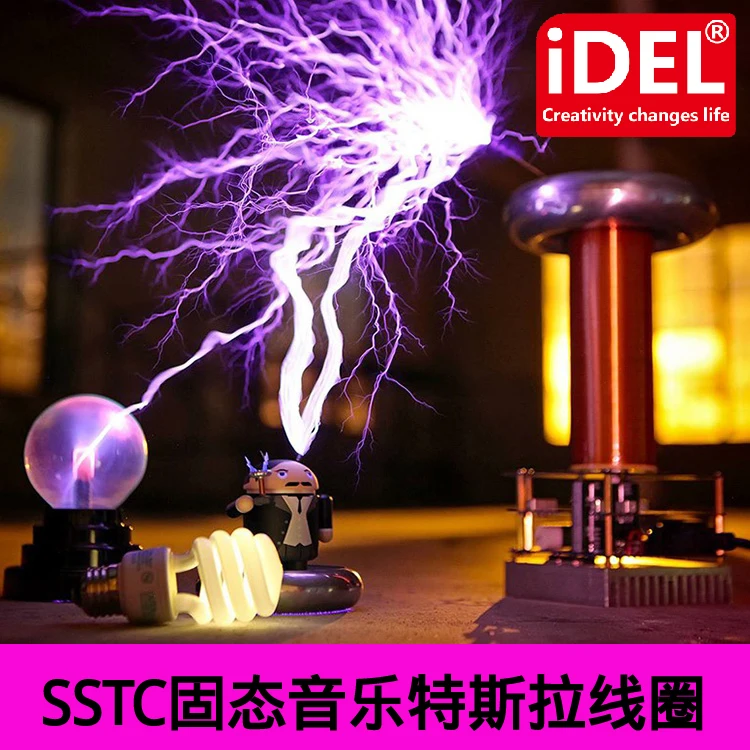Катушка Tesla искусственная молния музыкальная катушка SSTC Lightning Storm стандартная