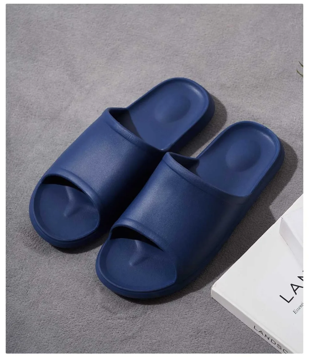 Xioami Men Home bathroom non-slip slippers indoor Floor Flat Shoes Summer massage flip flop health soft and wear-resistant