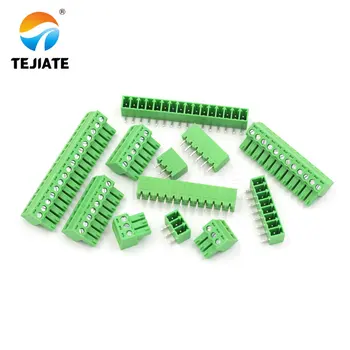 

10Pairs KF2EDG 3.81MM Plug-In PCB Terminal Bent Pin Socket 2/3/4/5/6/7/8/9P