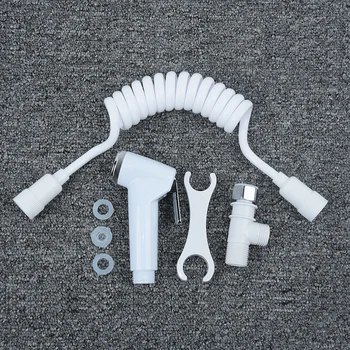 

Bathroom Toilet Shattaf Adapter Spray Handheld Bidet Shower Head Flexible Hose