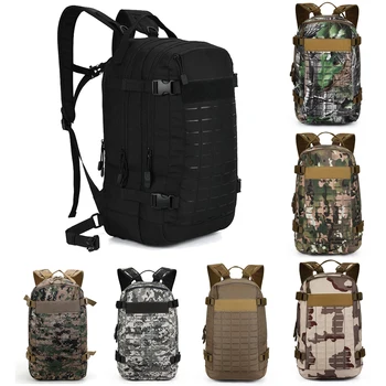 

1Pcs 25L Molle Tactical Backpack Army Military Assault Bags Outdoor Hiking Trekking Hunting Camping Running Bag