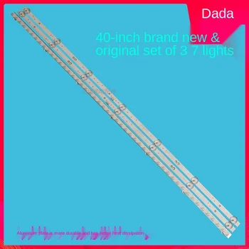 

762mm led backlight strip 7 lâmpada para 40 "tv lcd JL.D40071330-020DS-M 3 v/led JL.D40071330-202AS-M-V02 V01