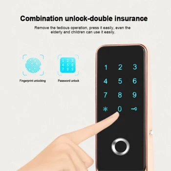 

Zinc Alloy Smart Password Digital Fingerprint Home Door Cabinet Lock Security