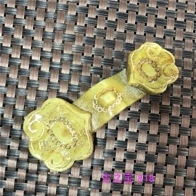 Изысканный античный jade Ruyi руль
