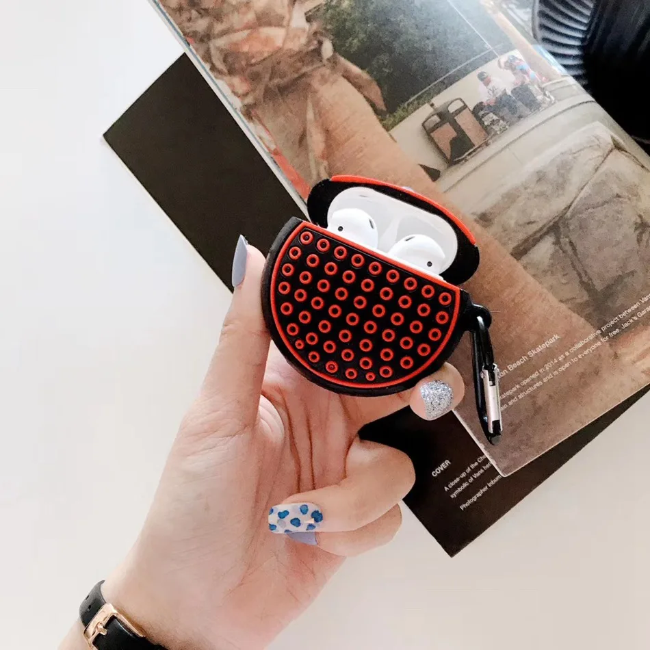 721 3D чехол с милой Свинкой из мультфильма для Airpods 2, чехол, силиконовый Bluetooth, беспроводной чехол для наушников для Apple Air pods, чехол, аксессуары, ремешок - Color: 721