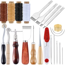 Saddle-Set-Accessories Punch Craft-Tools-Kit Stitching Hand-Sewing Carving-Work Professional Leather