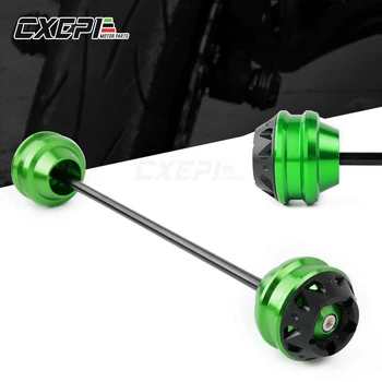 

Motorcycle Accessories Crash Slider Pad Front Axle Fork Wheel Protector For KAWASAKI Z800 Z900 Z900RS Z1000 Z650 Z750 Z750S