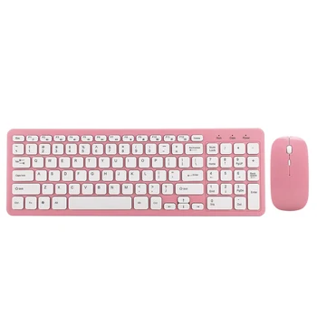 

Wireless Keyboard and Mouse Mutimedia USB Keyboard Mouse Set Notebook Office Supplies for Laptop Computer Win7 / Win8 / Xp