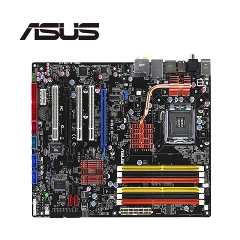 For Asus P5KC Desktop Motherboard P35 Socket LGA 775 DDR2 Original Used Mainboard On Sale | Компьютеры и офис