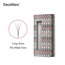 DeceMars длинные Стволовые предварительно сделанные объемные веера ресницы 3d/4d/5d/6d ресницы русский объем ресницы предварительно сделанные ресницы 16 линий/лоток