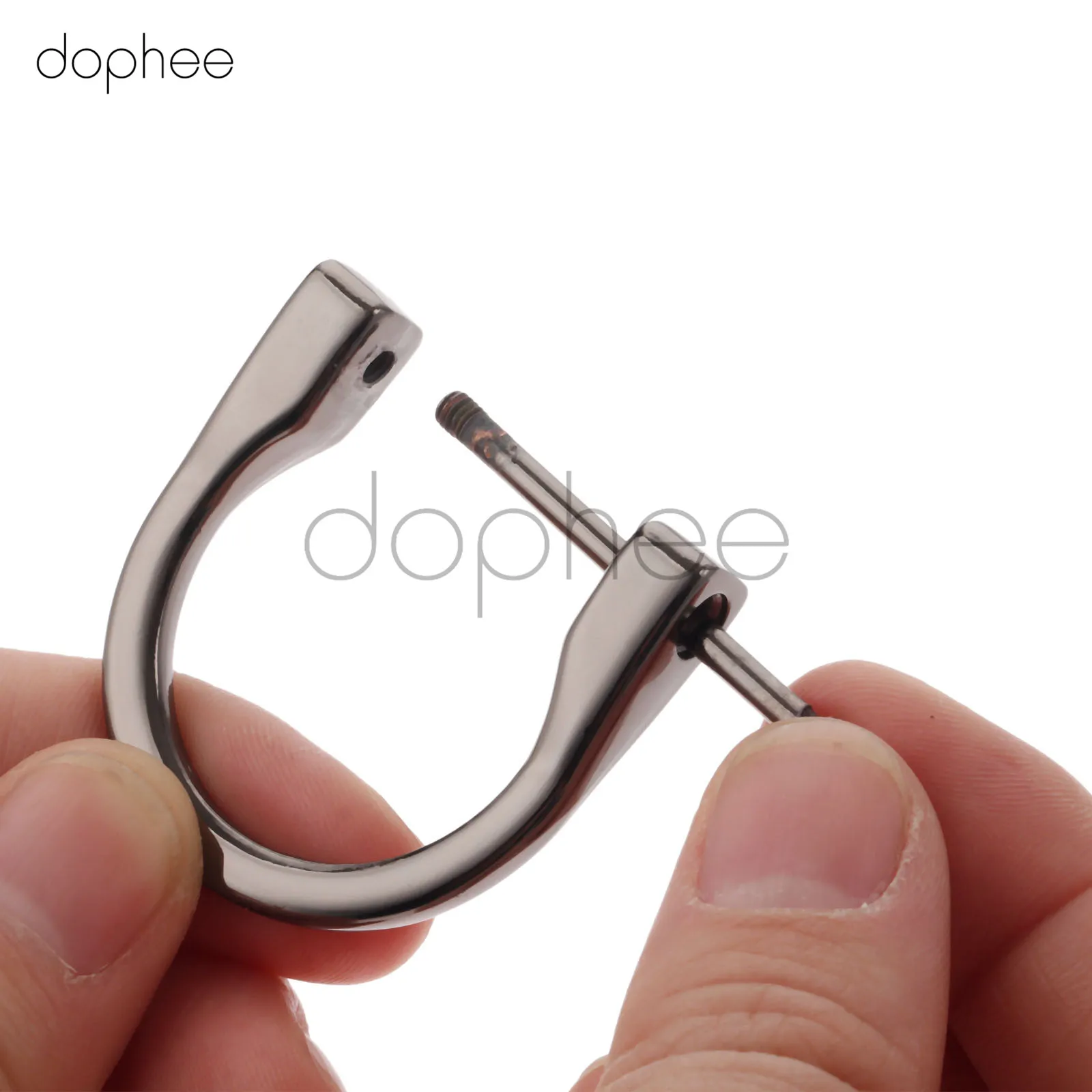 Dophee 2 шт. 38*38 мм металлическая d образная Пряжка Съемная открывающаяся сумка