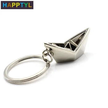 

HAPPTYL 1Pcs Metal Keychain Boat Key Chain Keyring Pendant for Women Men Purse Hand Bag Car Accessories
