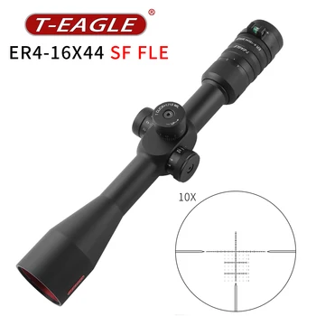 شراءT-Eagle ER4-16X44SF FFP التكتيكية منظار بندقية الهواء قناص الصيد البصريات صياد البصر نطاق Riflescope HD 308 نطاقات عيار