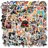 100PCS Retro Poster Motorcycle Girl Personality Sticker for Laptop Motorcycle Skateboard Luggage Decal Toy Sticker ► Photo 1/6