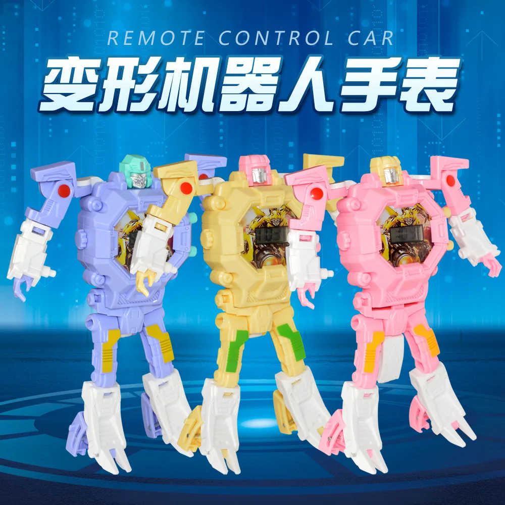 

Robot Kids' Watch Creative Toy Turning Jingang Transformation Watch Creative Boys And Girls Watch
