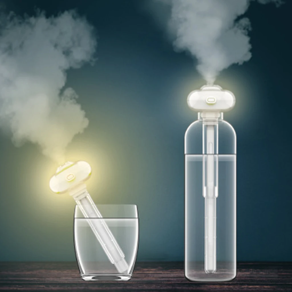 Car Humidifier USB Charging Skincare Moisturizing Air Humidifier with LED Light For Home Office Bedroom USB Fogger Mist Maker