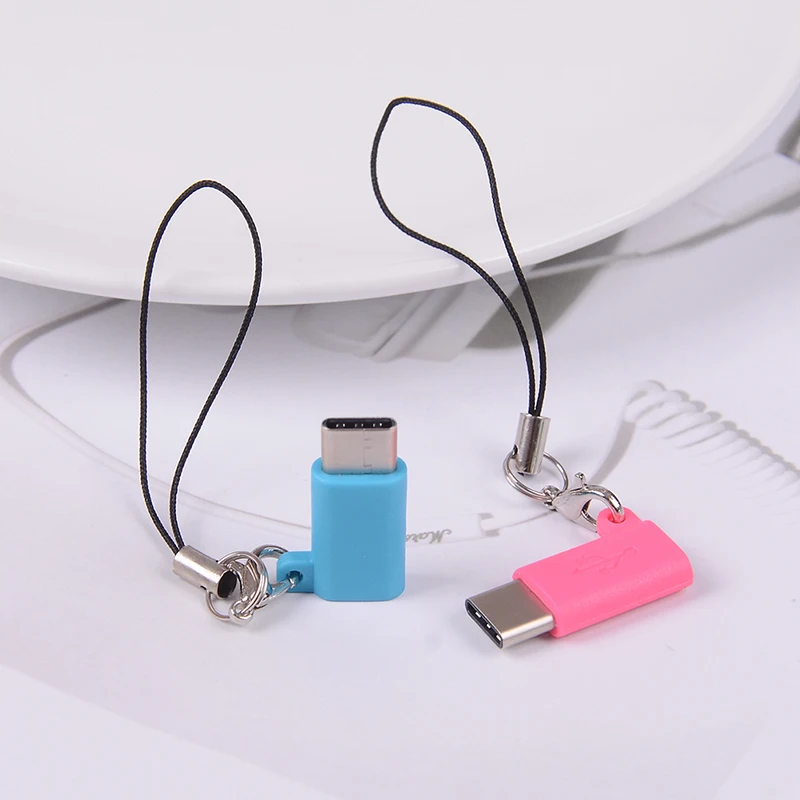 2 шт./лот Micro USB Женский к type C 3,1 штепсельный кабельный переходник зарядка и синхронизация данных USB C конвертер для samsung S8/LG G5 G6