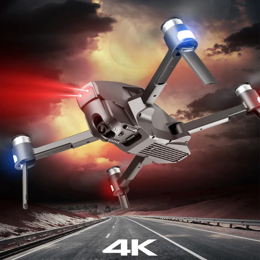 Gps 5G wifi FPV 4K Ультра-Регулируемая HD камера бесщеточный складной Радиоуправляемый Дрон