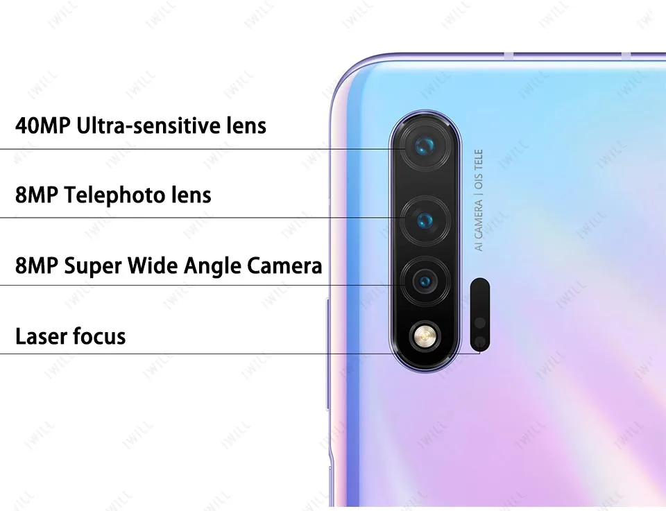6,57 '' huawei Nova 6 5G LTE мобильный телефон Kirin 990 Balong 5000 Восьмиядерный 40 Вт huawei SuperChager Android 10,0 Google Play