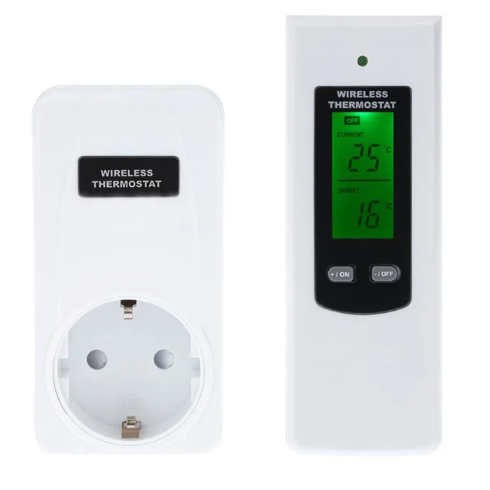 Новый беспроводной термостат RF Plug цифровой инфракрасный датчик температуры нагрева контроллер доставка