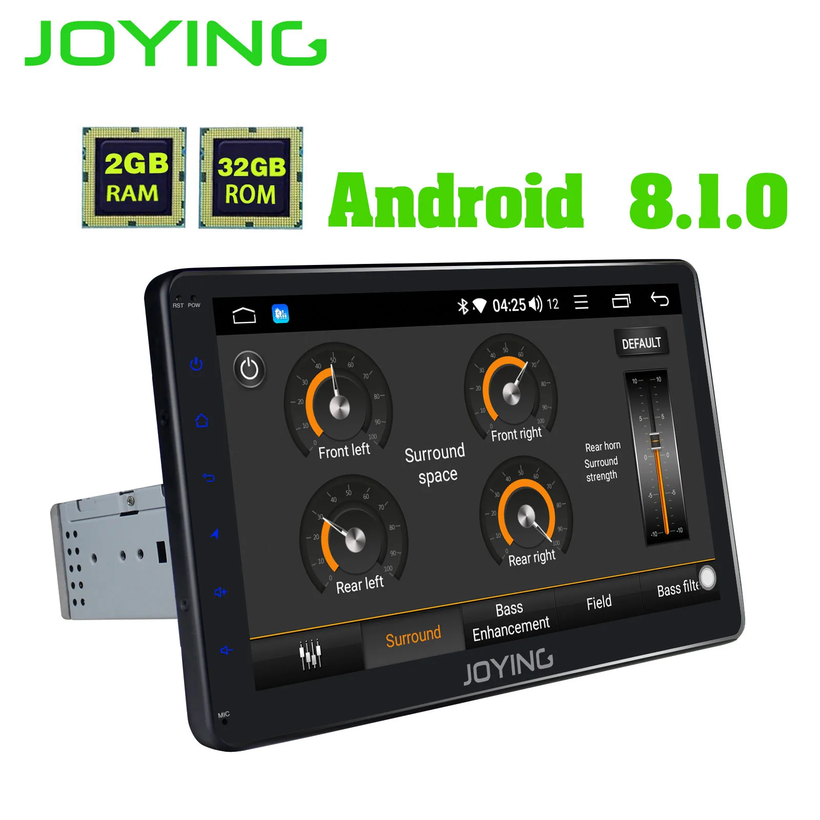 Best JOYING 2GB RAM 32GB ROM single 1 din 10 inch 8 Core Android 8.1 Car Radio Stereo head unit BT FM HD Player Support Mirror Link 0 Best JOYING 2GB RAM 32GB ROM single 1 din 10 inch 8 Core Android 8.1 Car Radio Stereo head unit BT FM HD Player Support Mirror Link 0
